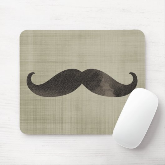 水色の口ひげ マウスパッド (マウス)