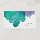 水色の名刺 名刺 (裏面)