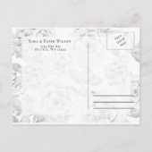 水色の多肉性のブルゴーニュ金ゴールドを保存 案内ポストカード (裏面)