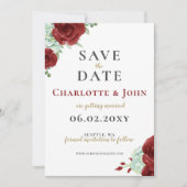 水色の多肉性のブルゴーニュ金ゴールド セーブザデート (正面)