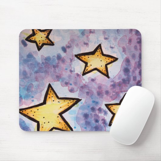 水色の夜星 マウスパッド (マウス)