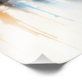 水色の妖精の女の子トワイライトマジカルナイトシティ フォトプリント            (角)