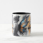 水色の妖精の女の子トワイライトマジカルナイトシティ マグカップ (中央)