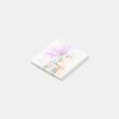 水色の妖精の青とモノグラム ポストイット (アングル)