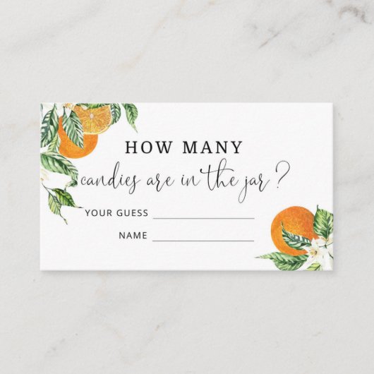 水色の小さなかわいこちゃんはキャンディーの数を推測 エンクロージャーカード (正面)