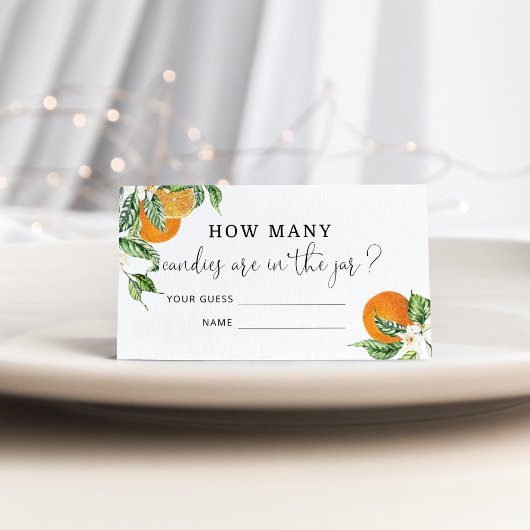 水色の小さなかわいこちゃんはキャンディーの数を推測 エンクロージャーカード