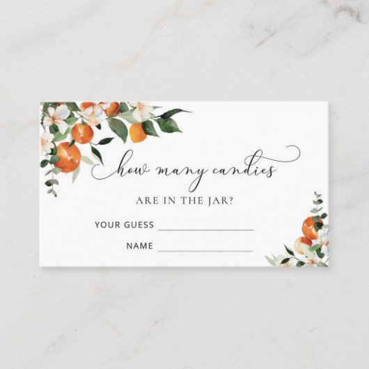 水色の小さなかわいこちゃんはキャンディーの数を推測 エンクロージャーカード (正面)