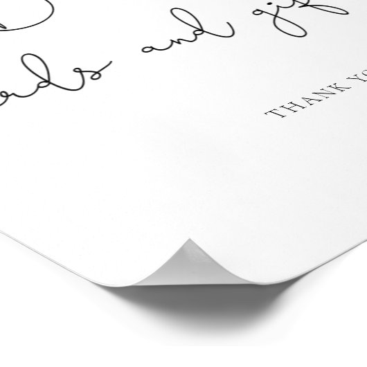 水色の小さなかわいこちゃん本のカードやギフト ポスター (角)