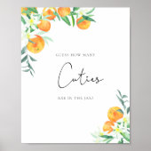 水色の小さなオレンジは、何個のかわいこちゃんを推測 ポスター (正面)