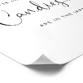 水色の小さな桃はキャンディーの数を推測する ポスター (角)