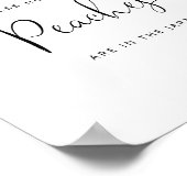 水色の小さな桃は桃の数を推測する ポスター (角)