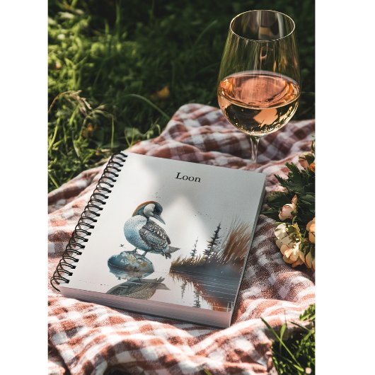 水色の岩の上の美しい岩 ノートブック