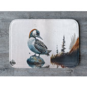 水色の岩の上の美しい岩 バスマット