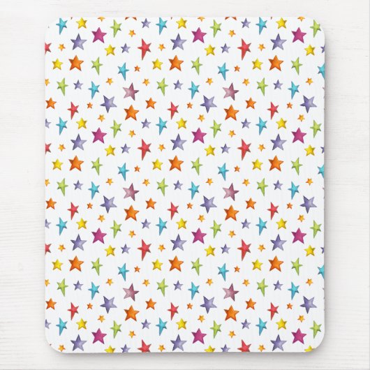 水色の星タンクトップ マウスパッド (正面)