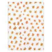 水色の星 – オレンジ テーブルクロス (正面)