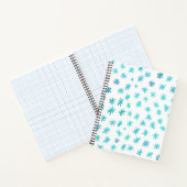 水色の星 – ターコイズ ノートブック (内部)