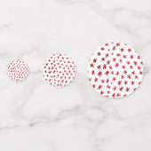 水色の星 – 赤 コンフェッティ (裏面)