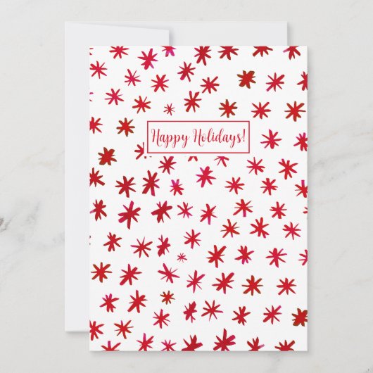 水色の星 – 赤 シーズンカード (正面)