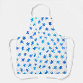 水色の星 – 青 エプロン (正面)