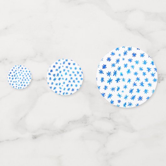 水色の星 – 青 コンフェッティ (裏面)