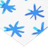 水色の星 – 青 テーブルクロス (アングル)