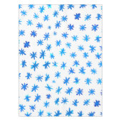 水色の星 – 青 テーブルクロス (正面)
