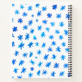 水色の星 – 青 ノートブック (裏面)