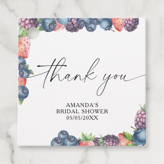 水色の果実 – スイートベリー文字 フェイバータグ (正面)