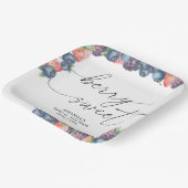 水色の果実 – スイートベリー文字 ペーパープレート (傾斜あり)