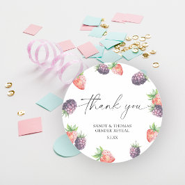 水色の果実 – 性別を明らかにしてくれてありがとう ラウンドシール