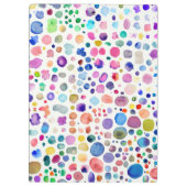 水色の染み クリップボード (裏面)