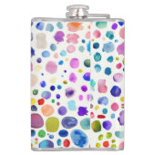 水色の染み フラスク (裏面)