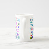 水色の染み ボーンチャイナマグカップ (裏面)