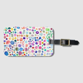 水色の染み ラゲッジタグ