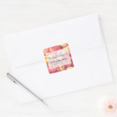 水色の桃 – この本は属している スクエアシール (封筒)