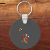 水色の森の果実と結婚キノコの水 キーホルダー (裏面)