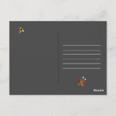 水色の森の果実と結婚キノコの水 ポストカード (裏面)