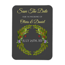 水色の森の果実と結婚キノコの水 マグネット