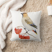 水色の森の鳥の放浪 クッション (ブランケット)