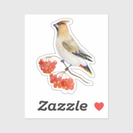 水色の森の鳥の放浪 シール