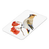 水色の森の鳥の放浪 マグネット (左側)