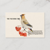 水色の森の鳥の放浪 名刺 (正面)