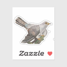 水色の森林鳥 シール