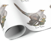 水色の森林鳥 ラッピングペーパー (ロールコーナー)