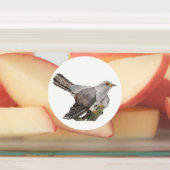 水色の森林鳥 ラベル (貼付)