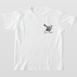 水色の森林鳥 Tシャツ