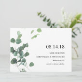 水色の植物の緑は、日付カードを保存 セーブザデート (スタンド正面)