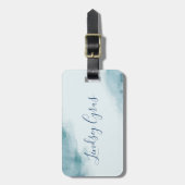 水色の氷色(青) ラゲッジタグ (正面縦)