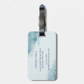 水色の氷色(青) ラゲッジタグ (裏面縦)
