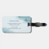 水色の氷色(青) ラゲッジタグ (裏面横)